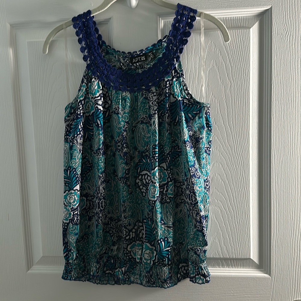 APT.9 Paisley Tank Top